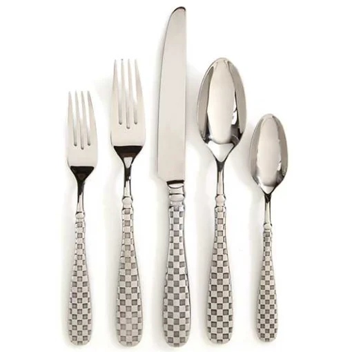 Check Flatware 5-Piece Place Setting