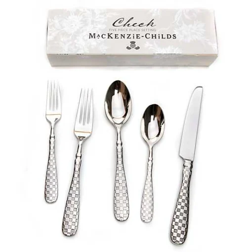 Check Flatware 5-Piece Place Setting