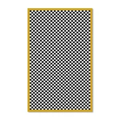 Check It Out Gold 5' x 8' Rug