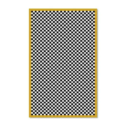 Check It Out Gold 5' x 8' Rug