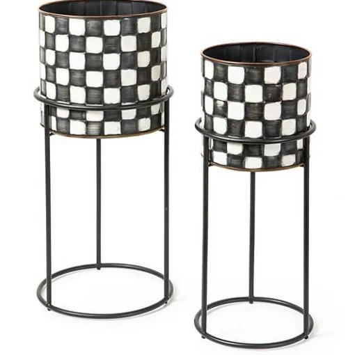 Check It Out Planters, Set of 2