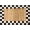 Check Jute 2' x 3' Rug
