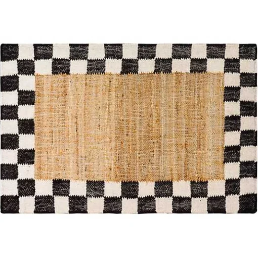 Check Jute 2' x 3' Rug