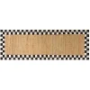 Check Jute 2'6 x 8' Runner