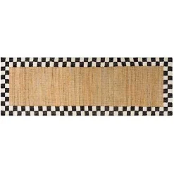 Check Jute 2'6 x 8' Runner