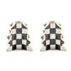 Check Tree Candle Holders, Set of 2