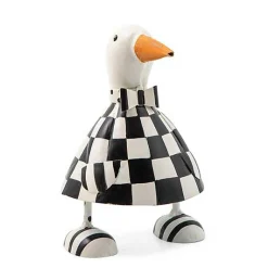 Checked Metal Goose