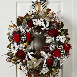 Checkmate Christmas Wreath