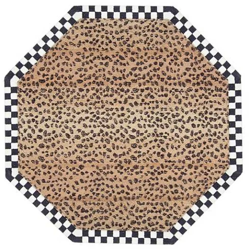 Cheetah 6' Octagon Rug