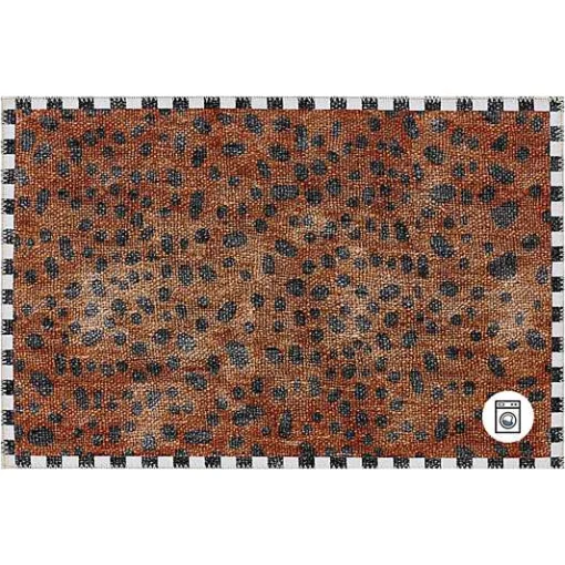 Cheetah 2' x 3' Washable Rug