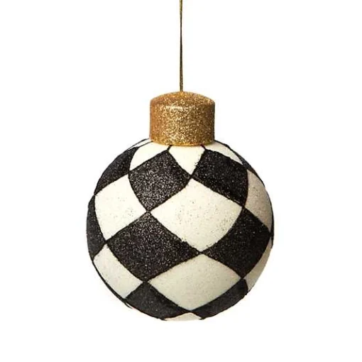 Classic Courtly Glass Ornaments, Set of 4