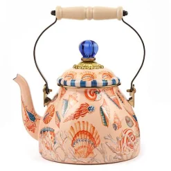 Coastal Shells 2 Quart Tea Kettle