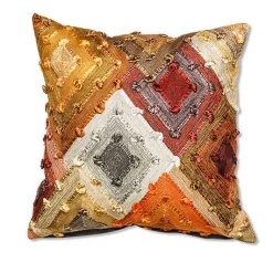 Cobblestone Diamond Throw Pillow