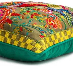 Cockatiel Chartreuse Throw Pillow