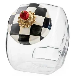 Cookie Jar with Courtly Check Lid