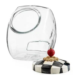 Cookie Jar with Courtly Check Lid
