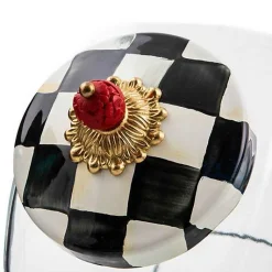 Cookie Jar with Courtly Check Lid