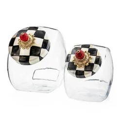 Cookie Jar with Courtly Check Lid
