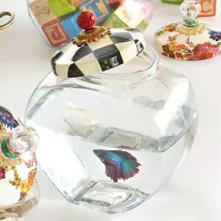 Cookie Jar with Courtly Check Lid