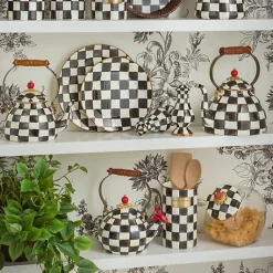 Cookie Jar with Courtly Check Lid