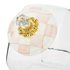 Cookie Jar with Rosy Check Lid