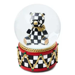 Courtly Bear Snow Globe