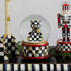 Courtly Bear Snow Globe