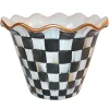 Courtly Check 8 Ceramic Garden Pot