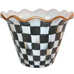 Courtly Check 8 Ceramic Garden Pot
