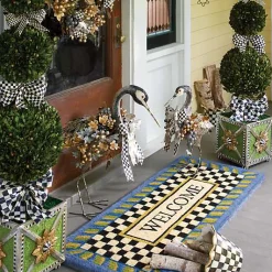 Courtly Check 8 Ceramic Garden Pot