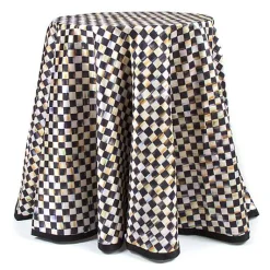 Courtly Check 90 Round Tablecloth