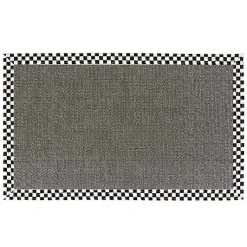 Courtly Check 3' x 5' Grey Sisal Rug