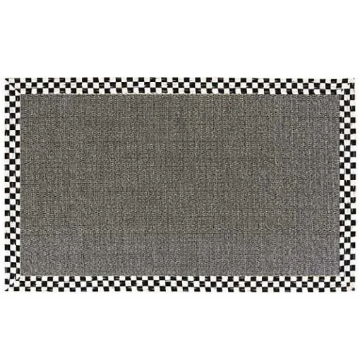Courtly Check 3' x 5' Grey Sisal Rug