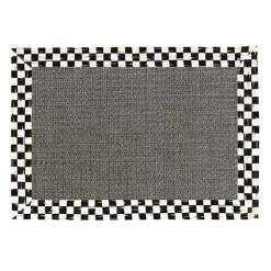 Courtly Check 2' x 3' Grey Sisal Rug