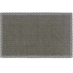 Courtly Check 6' x 9' Grey Sisal Rug