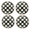 Courtly Check Appetizer Plates, Set of 4