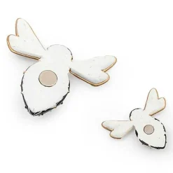 Courtly Check Bee Magnets, Set of 2