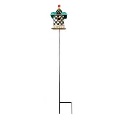 Courtly Check Birdhouse Stake