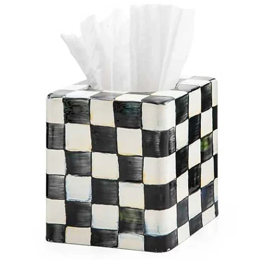 Courtly Check Boutique Tissue Box Cover