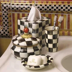 Courtly Check Boutique Tissue Box Cover