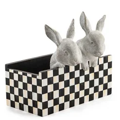 Courtly Check Bunny Planter