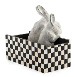 Courtly Check Bunny Planter