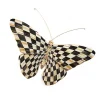 Courtly Check Butterfly Wall Decor