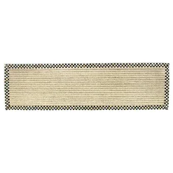 Courtly Check Cable Wool Sisal 2'6 x 9' Runner
