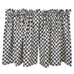 Courtly Check Cafe Curtains, Set of 2