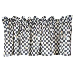 Courtly Check Cafe Valance