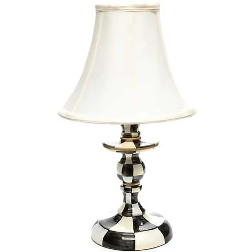 Courtly Check Candlestick Lamp