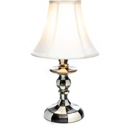 Courtly Check Candlestick Lamp