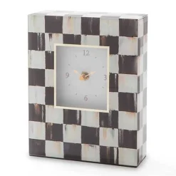 Courtly Check Carriage Clock