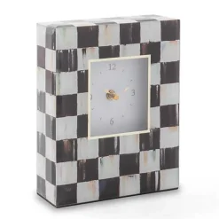 Courtly Check Carriage Clock